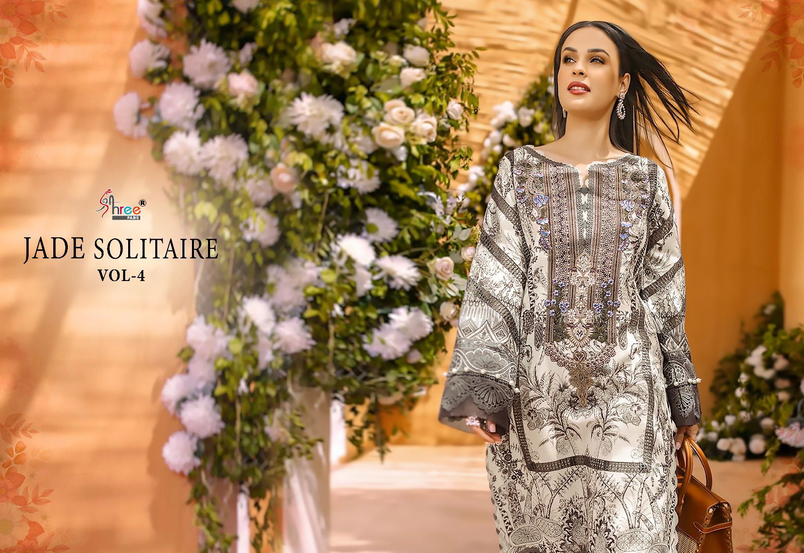 Jade Solitaire Vol 4 Pure Cotton Pakistani Suits Catalog
